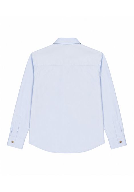 Camicia con logo ricamato MANUEL RITZ | MR4546AZZURRO